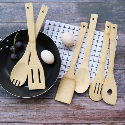 Household Non-Stick Cooking Bamboo Spoon, Bamboo Shovel, Cooking Bamboo