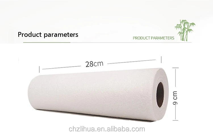 2026 New Design Quick-Dry Bamboo Fiber Paper Towel Biodegradable Reusable Kitchen Wipes for Dishes