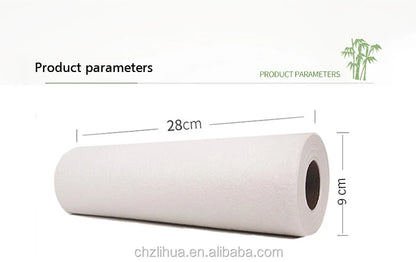 2026 New Design Quick-Dry Bamboo Fiber Paper Towel Biodegradable Reusable Kitchen Wipes for Dishes