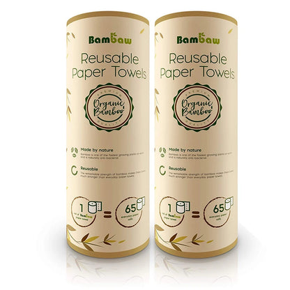 2026 New Design Quick-Dry Bamboo Fiber Paper Towel Biodegradable Reusable Kitchen Wipes for Dishes