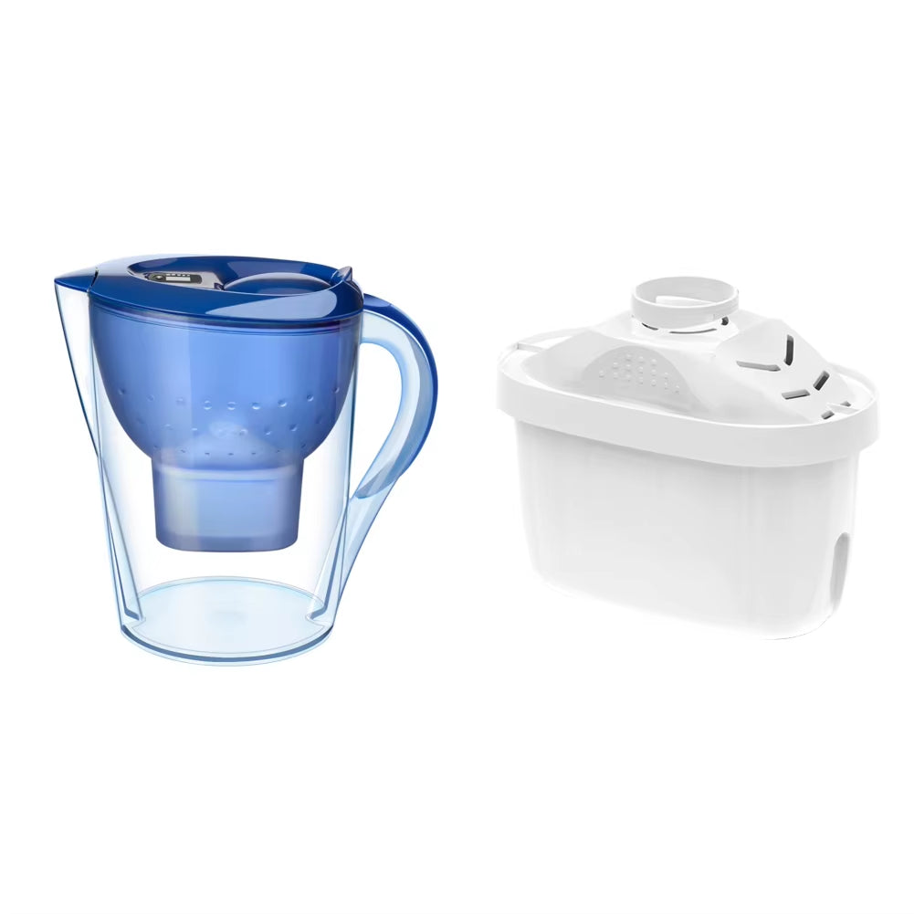 3.5L Water Filter + Water Filter Jug Cartridges Household Kitchen Activated Carbon Filter Water Purifier Filter Cartridges