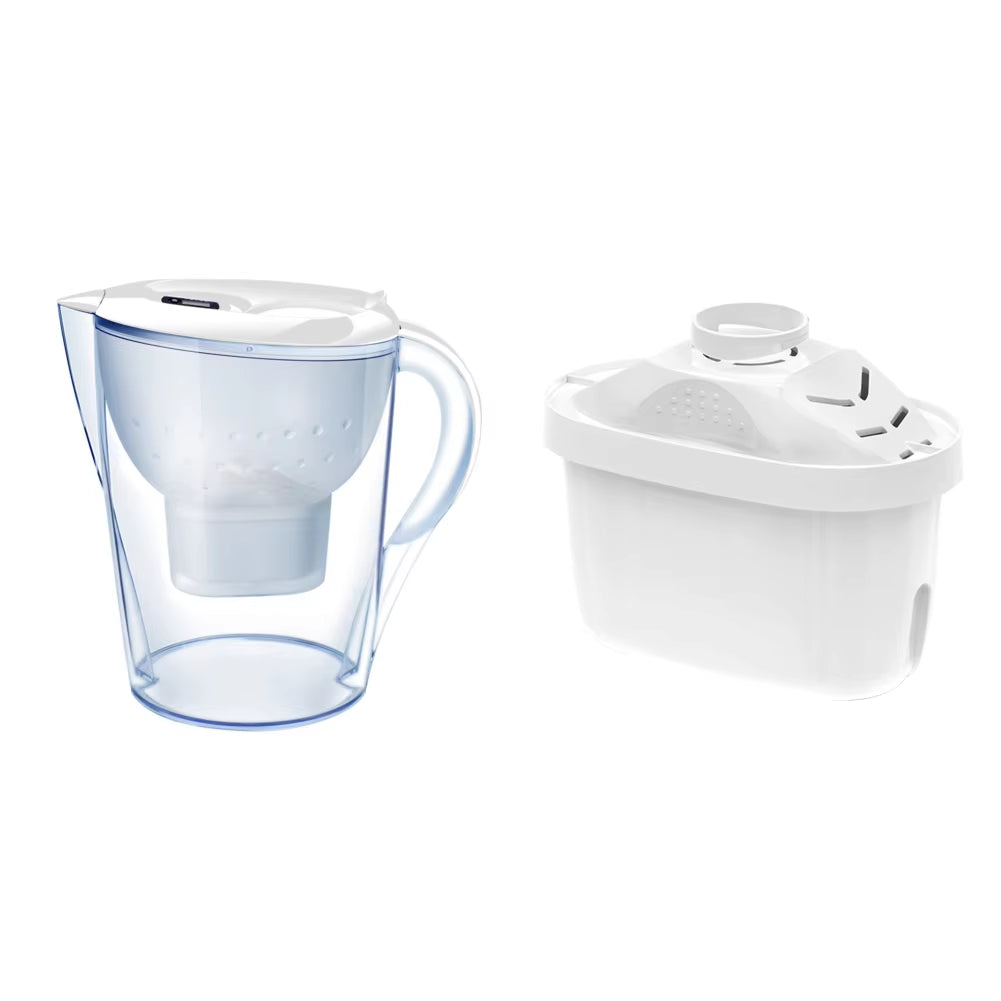 3.5L Water Filter + Water Filter Jug Cartridges Household Kitchen Activated Carbon Filter Water Purifier Filter Cartridges