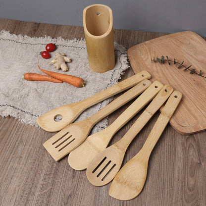 Household Non-Stick Cooking Bamboo Spoon, Bamboo Shovel, Cooking Bamboo